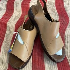 Nwt-Leather Sandals. Never Worn. Wide Width. Velcro Closure. Open Toed. Back Stretch Strap. Dr Scholls Shoes, Dad Sandals, Stretch Strap, Ankle Wrap Heels, Bow Flip Flops, Clarks Women, Black Strap Heels, Wide Width Sandals, Michael Kors Sandals