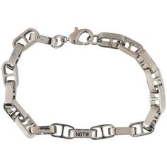 Chunky Soda Pop Tab Bracelet Link-style bracelet Silver color Zinc Alloy 7.5 inches Casual Metal Chain Link Bracelets, Trendy Silver Rectangular Bracelets, Trendy Silver Rectangular Bracelet, Rectangular Metal Bracelets With Lobster Clasp, Pop Tab Chain, Pop Tab Bracelet, Tab Bracelet, Pop Tabs, Wrist Accessories