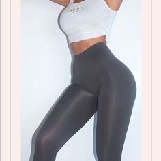 The Og Basic Tights From Naturyl By Nbk / Niykee Heaton. The Perfect Semi Sheer Basic Full Length Tights With A Second Skin Fit. Sleek Smooth Semi Sheer Fabrication, Practically Like Being Naked. Perfect For Lounging Or Yoga. Smooths And Contours While Feeling Like You’re Wearing Nothing. Unlined. New Never Worn. They Are One Size, Recommended For Sizes Xs, S, And M. Sold Out On The Naturyl Site. Not Recommended For Size L. Gray High Waist Stretch Tights, High Waist Stretch Gray Tights, Fitted Gray Athleisure Tights, Gray Fitted Workout Tights, Gray Fitted High Waist Tights, Gray High Waist Compression Tights, Gray High Waist Tights For Workout, High Waist High Stretch Gray Tights, Fitted Gray Elastane Leggings