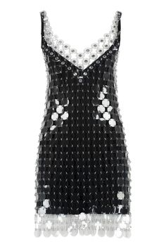 100% Pvc Paco Rabanne Dress, Chainmail Dress, Swinging Sixties, Cute Dress Outfits, Tumblr Fashion, Black Sequin Dress, Rhinestone Dress, Women Maxi, Paco Rabanne