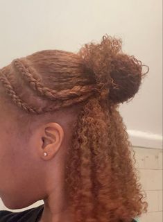 Modern Waterfall, Natural Hairstyles For Black Women, Waterfall Braids, Girls Natural Hairstyles, Dyed Natural Hair, Quick Braided Hairstyles