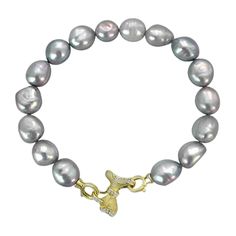 Style: Women Metal Material: S925 Sterling Silver Pearl Type: Uncultured Pearl Color: White Pearl Shape: Irregular Bracelet Weight: 22.94g Bracelet Length: 18.5cm Replica Jewelry, Pearl Types, Pearl Grey, Pearl Color, Style Women, Metal Material, Silver Pearls, Pearl Ring, White Pearl