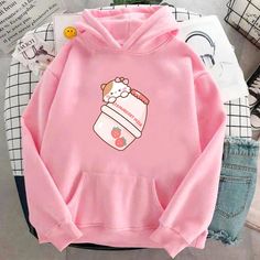 Shein Kawaii, Kawaii Hoodie, Bags Game, Y2k Party, Baby Tees Y2k, Y2k Hoodie, Y2k Baby Tee, Kawaii Plush, Cute Strawberry