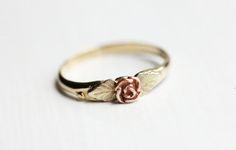 Gold Rose Ring, Rose Ring, Ring Gold, A Rose, Unique Engagement Rings, Morganite, Cute Jewelry