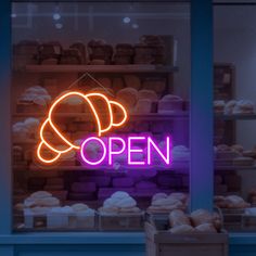 Bakery Open Neon Sign Business Led Light Bakery Open Neon Sign radiates with the inviting promise of freshly baked delights, enticing customers to step inside and savor the aroma of warm bread and pastries. Featuring charming lettering and vibrant hues, this neon open sign adds a cozy and welcoming touch to any bakery. Whether displayed in the window of a bustling patisserie, a quaint café, or an artisanal bread shop, it creates an atmosphere of warmth and hominess. Its bright illumination and i