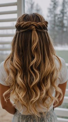 #hair #hairstyle #haircut #hairstylist #haircolor #hairfashion #haircare #hairideas #hairinspo #hairporn Graduation Hair For Kids, Long Hairstyles For Graduation, New Cute Hairstyles, Hairdos For Girls Kids, Girls Hair Styles For Weddings, Cute Kids Hairstyles Easy, Jr Bridesmaid Hairstyles, Junior Bridesmaid Hairstyles, Easy Bangs