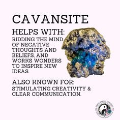 Cavansite Crystal Meaning, Meditate With Crystals, Cavansite Crystal, How To Smudge, Dream Crystals, Clean Crystals, Stones Meanings, Crystals And Meanings, Soul Star Chakra