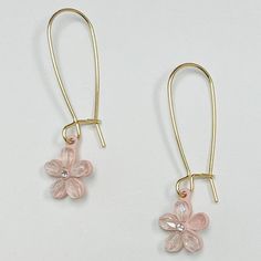 Lightweight gold dangle earrings with crystal flower charm About 2 inches long Sweet Grace, Gold Dangle Earrings, Candle Wax Melts, Crystal Flower, Accessories Jewelry Earrings, Gold Earrings Dangle, Flower Charm, Romper With Skirt, Candle Gift