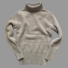 THE DIVER - MID GREY - North Sea Clothing Diver, Knit Cardigan