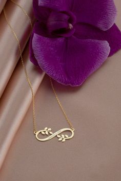 Dainty Infinity Necklace, 14k Solid Gold Personalized Necklace, Handmade Infinity Symbol Name Date Necklace, Custom Name Jewelry GiftOur infinity name necklaces are perfect choice for a Christmas, Mother’s Day, valentine's day, birthday, wedding, anniversary, graduation, engagement, bridesmaid, and best friends gift. It’s a good way to show appreciation to your mom, girlfriend, wife, grandmother, grandchildren, daughter, sister, best friend, boss or a co-worker. Also, a special treat just for yo Anniversary Infinity Necklace With Delicate Chain, Gold Infinity Necklace For Mother's Day, Gold Infinity Necklace For Anniversary Gift, Gold Infinity Necklace For Anniversary, Elegant Infinity Necklace As Gift For Mom, Elegant Infinity Necklace For Mom, Personalized Infinity Necklace Elegant Style, Elegant Personalized Infinity Necklaces, Elegant Personalized Infinity Necklace