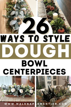 dough bowl centerpiece ideas Oval Bowl Decor, Neutral Table Centerpieces, Christmas Table Decorations Centerpiece Dough Bowl, Bowl Fillers Ideas Centerpieces Spring, Long Wood Tray Decor Ideas, Dough Bowl Centerpiece Christmas Decorating Ideas, Moss Dough Bowl, Bread Bowl Centerpiece Ideas, How To Decorate A Tray On A Dining Table