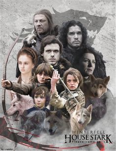 game of thrones poster with the characters