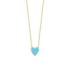 A bold splash of beautiful blue contained within soft curves and a sharp point, this classic charm necklace is equal parts sweet and sass–just like you. Wear with our One Love Bracelet in Blue and One Love Blue Heart Studs for a complete look or mix and match to give your ensemble some extra love. 14k gold plated sterling silver 16-18" Adjustable Lego Heart Necklace Blue, Elegant Blue Necklaces For Valentine's Day, Dainty Blue Necklace With Delicate Chain, Elegant Blue Charm Necklace With Adjustable Chain, Blue Dainty Jewelry For Valentine's Day, Light Blue Jewelry For Valentine's Day Gift, Blue Necklace For Valentine's Day Gift, Blue Pendant Jewelry With Delicate Chain, Elegant Blue Necklace With Heart Charm