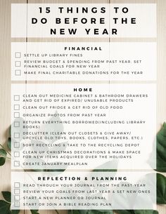 15 Things You Should Do Before the End of the Year New Years Resolution List, Resolution List, Before The New Year, New Year Planning, New Year's Resolution, New Year New Me, Year Resolutions