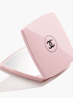 Pink Athstetic, Chanel Compact Mirror, Chanel Mirror, Chanel Compact, Skincare Accessories, Dr Wardrobe, Bday Wishlist, Strawberry Glaze, Chanel Pink