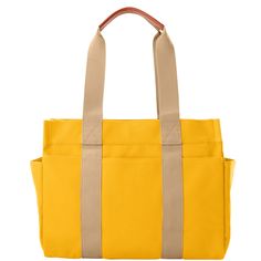 Everyday Essentials   Every day is an adventure with this lightweight 100% Egyptian cotton canvas tote, woven in Italy and featuring various pockets to keep you organized everywhere you go. Weekend Tote Weekender Bag With Pockets, Weekender Tote Bag With Pockets, Rectangular Canvas Weekender Bag With Pockets, Rectangular Canvas Bag With Pockets For Weekend, Canvas Weekender Bag With Pockets For Daily Use, Canvas Shoulder Weekender Bag With Pockets, Duck Canvas Tote Bag With Pockets, Yellow Canvas Bag With Pockets For Daily Use, Weekend Canvas Bag With Pockets