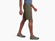 The RADIKL™ Men's Short 10\" delivers tough yet lightweight freedom of movement to explore more. The Enduro™ fabric provides abrasion resistance and sun protection, while strategically placed knit fabric panels give you flexibility and ventilation. For more freedom and cooler comfort, be sure to choose the shorts that are radically different. Versatile Activewear With Functional Pockets For Outdoors, Functional Technical Fabric Activewear For Outdoor, Functional Activewear For Outdoor, Functional 4-way Stretch Activewear For Outdoor, Casual Fitted Activewear For Outdoor, Fitted Casual Activewear For Outdoor, Outdoor Breathable Activewear In Technical Fabric, Lightweight Versatile Activewear For Outdoor, Versatile Lightweight Activewear For Outdoor