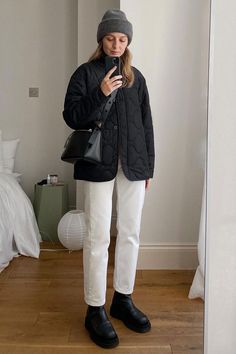 Mode Casual, Outfit Trends, Mode Inspo, Autumn Outfit, Airport Outfit, White Pants