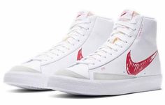 Nike Blazer Mid VNTG '77 Sketch White Red CW7580-100 Nike Blazer Mid 77 Red, Red Sketch, 70s Converse, Nike X Travis Scott, Converse Run Star Hike, Converse Run, Converse Run Star, Nike Blazer Mid 77, Nike Blazer Mid