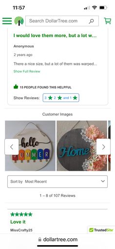 the homepage for dollartree com, which is selling items to customers on their website