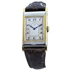 Factory House, Art Deco Watch, Vacheron Constantin, Expensive Watches, Style Reference, Gold Art Deco, Shades Of Gold, Gold Crown, Gold Art