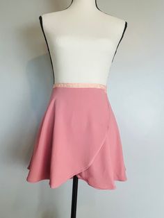 Blush Wraparound Skirt. Perfect for rehearsals and dance classes! ONE SIZE XS,S. Please contact for M,L,XL. Above the Knee length. Wraparound Skirt, Dance Classes, Womens Skirts, Dance Class, Above The Knee, Wrap Around, The Knee, Favorite Outfit, Knee Length