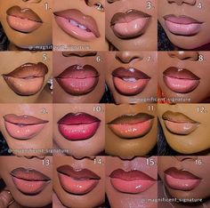 Glossy Lips Makeup, Lip Combos, Makeup Order, Simple Makeup Tips, Makeup For Black Skin, Lip Makeup Tutorial, Makeup Artist Tips, Brown Skin Makeup, Makeup Help