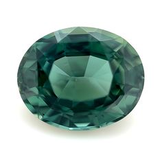 Green Sapphire 2.06ct Oval Gemstone List, Peach Sapphire, Imperial Topaz, Purple Sapphire, Green Sapphire, Types Of Stones, Rough Diamond, Yellow Sapphire, Morganite