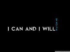 the words i can and i will written in white on a black background