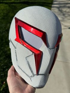 A fully painted helmet of buyers choice* can be for display or wearable. *choices not limited to photos provided that buyer supplies links to helmet files. Painted Helmet, Spiderman Halloween Costume, Custom Helmet Paint, Captain America Comic Art, Cool Mask, Avengers Room, Spiderman Images, Spiderman Mask, Mandalorian Cosplay