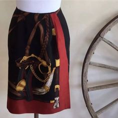 Ralph Lauren Collection Equestrian Horse Bit Hunter Black, Red Lined Wool Wrap Skirt. Women's Size 10. Made In The Usa. Measurements: Waist: 14in Hips: 20in Total Length: 19.5in Very Rare Beautiful Equestrian Themed Ralph Lauren Skirt In Great Condition. No Flaws Noted, Please See Pictures & Measurements For More Details. Comes From A Pet And Smoke Free Home. Wool Wrap Skirt, Ralph Lauren Skirt, Ralph Lauren Skirts, Wool Wrap, Horse Bits, Ralph Lauren Collection, Wool Skirt, Wool Skirts, Ralph Lauren Blue