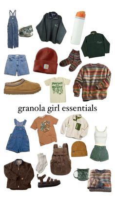 cute things you need in your life for this aesthetic Colorado Honeymoon Outfits, Christmas Wishlist Granola Girl, Camper Aesthetic Outfit, Camp Fits Aesthetic, Winter Camping Essentials, Granola Outfit Aesthetic, Granola Girl Amazon Finds, Granola Girl Must Haves, Granola Girl Lifestyle