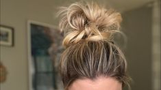 Messy Bun Short Hair Shoulder Length, 30 Second Messy Bun, 2023 Messy Bun, Hair Styles Buns Messy Step By Step, Medium Length Hair Bun Messy Updo, Fast Messy Bun For Long Hair, Cute Work Hairstyles Easy Updo Curly Hair, East Messy Bun For Long Hair, Messy Bun Alternative