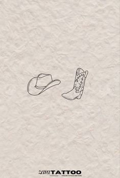 Cowboy had & boots 🤠 Cowboy Boot Tattoo, Matching Friend Tattoos, Cowgirl Tattoos, Cowboy Tattoos, Country Tattoos, Western Tattoos