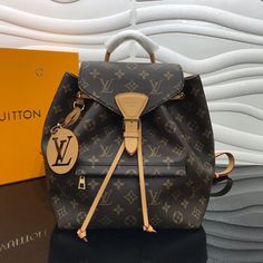 Size: Standard Size It comes with Dust box, Care manual, Tag, and Paper bag. Montsouris Pm, What's In My Bag, In My Bag, Top Collection, My Bag, Monogram Canvas, Cowhide Leather, Louis Vuitton Bag, Timeless Fashion