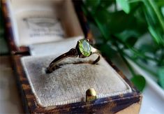 INSTALLMENTS AVAILABLE PLEASE MESSAGE IF YOU REQUIRE THIS OPTION Impressive Vintage 9ct Gold Peridot Ring All set in a Superb Solid 9ct Gold Setting Stone is 6x4mm Ring has marks for 9ct Gold  Size UK Q Size USA 8 1/2 Gold Peridot Ring, Minimalist Vintage, Peridot Ring, Rings Statement, Gold Ring, Favorite Jewelry, Statement Rings, Gold Rings, Jewelry Rings