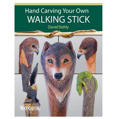 Learn to carve beautiful wildlife themed walking sticks with this informative and easy-to-follow book. Hand Carving Your Own Walking Stick includes useful information on harvesting and curing wood, plus advice on getting the best finishing results with paints, stains, varnishes, acrylics, and woodburning. Award-winning woodcarver David Stehly walks the reader through the entire process of making artisan-quality sticks, staffs, and canes that are as functional as they are beautiful. Step-by-step Wood Badge, Wood Spirit