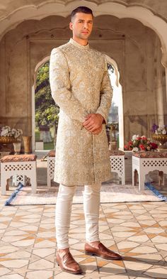 Embroidered Pakistani Groom Sherwani Dress for Wedding Nikkah Mens Outfit, Men’s Sherwani For Wedding, Sherwani For Father Of The Bride, Mens Nikkah Outfit, Groom Wedding Dress Pakistani, Nikkah Outfit Men, Sherwani For Men Wedding Indian Groom, Wedding Sherwani For Groom, Wedding Dress Pakistani