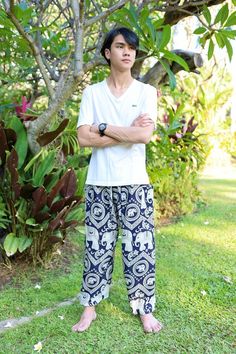 DARK BLUE ELEPHANT Harem Pants Men Comfy Bohemian Trousers for Festival Baggy Beach Summer Boho ClothesLannaclothesdesign dark blue elephant printed harem pants with drawstring waist are handmade with rayon fabric. This ultra light weight fabric makes the harem pants super comfy to wear. They comes with comfortable elastic waist and ankles. Also drawstring in pants color. The two pockets are good size enough to fit an iPhone. These harem trousers are are perfect for relaxing at home, working out Bohemian Baggy Blue Harem Pants, Blue Harem Beach Pants, Blue Harem Pants, Blue Bohemian High-waisted Harem Pants, Boho Yoga Pants, Bohemian Full-length Blue Harem Pants, Harem Pants Men, Genie Pants, Harem Trousers