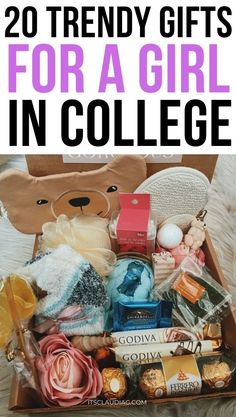 Birthday Box For College Daughter, Christmas Ideas For College Girl, Diy Graduation Gifts College, Gifts For College Boys, Graduation Gifts For Best Friend, Girl Gift Ideas, Graduation Gifts For Guys