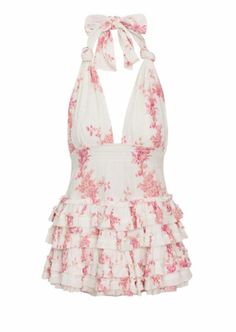 LoveShackFancy Quintelle Dress in Passion Pink Love Shack Fancy Clothes, Loveshackfancy Aesthetic, Love Shack Fancy Dress, Loveshackfancy Dress, Loveshack Fancy, Pastel Dresses, Bday Wishlist, Babydoll Dresses, Clothes Wishlist