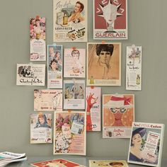 Vintage Inspired Retro Poster Set (6 Styles) Beauty Ads Poster, Prints Bedroom, Classic Movie Posters, Retro Advertising, Stylish Beds, Old Ads, Wall Decor Stickers, Retro Designs, Poster Vintage