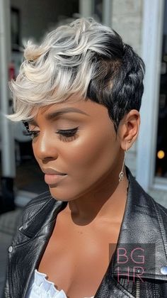 Wigs Silver, Black Girls Hair, Classic Pixie, Haute Hair, Short Hair Pixie Cuts