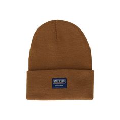 Rugged style. This classic cuffed beanie from Smith's Workwear is sure to keep you warm and stylish. Rugged style. This classic cuffed beanie from Smith's Workwear is sure to keep you warm and stylish. Soft rib-knit fabric Cuffed design Reinforced stitchingFIT & SIZING One size fits mostFABRIC & CARE Acrylic Machine wash Imported Color: Beig/Khaki. Gender: male. Age Group: adult. Material: Cotton. Classic Beanie With Ribbed Cuffs, Classic Solid Beanie For Cold Weather, Classic Warm Beanie For Everyday, Warm Classic Beanie For Everyday, Classic Everyday Warm Beanie, Classic Beanie For Cold Weather, Brown Beanie One Size Fits Most For Everyday, Brown Everyday Beanie, One Size Fits Most, Casual Brown Beanie One Size Fits Most