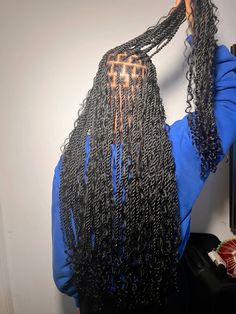 twists | braid ideas | hairstyles | hair | beauty | black | black girl hairstyles | goddess braids | boho braids | senegalese twists | black girl | protective hairstyles | butterfly locs | locs | stitch braids | cornrows Butterfly Locs Goddess, Knotless Goddess Twists, Ultra Braids Hairstyles, Mermaid Twists Black Hair, Small Boho Senegalese Twist, Braided Hairstyles That Last Long, Goddess Twists With Curls, Boho Twists Hairstyle, Black Island Twist