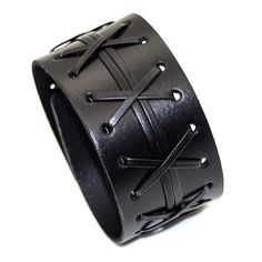 PRICES MAY VARY. The material of this cuff bracelet is pu leather and alloy. Leather Total Length:242MM(9.53"),Width:38MM(1.50"). Bracelet Suitable For Birthday(Son's,Boyfriend's,Girlfriend's And So On.) This cuff bracelet can be matched with any clothes, making you more perfect. This cuff bracelet has a unique punk style design, which is different from other bracelets. Heavstjer Store:
 Heavstjer jewelry is 100% new brand.
 Please take care of your jewelry regularly.
 Heavstjer jewelry does not Leather Bracelet Cuff, Parkour Civilization, Ghost Cosplay, Dark Bracelet, Dark Earrings, Bracelet Arm, Leather Wrist Cuff, Dark Jewelry, Clothes Making