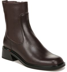 Trendy Business Casual Boots, Luxury Closed Toe Chelsea Boots For Work, Bootie Boots Nordstrom, Luxury Leather-sole Mid-calf Boots For Work, Leather Boots Women Nordstrom, Brown Leather Boots Nordstrom, Ankle Boot No Heel, Boots To Wear At The Office, Frank Sarto Boots