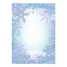 a blue and white snowflaked background with the words frozen winter wonderland b