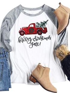 Fresh Christmas Trees, Christmas T Shirts, T Shirts Women, Vinyl Shirts, Shirts Women