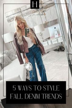 How To Style Cargo Jeans, Cargo Jeans Outfit, Fall Denim Trends, Chic Fall Outfit, Blogger Outfit Inspiration, Fall Outfit Inspiration, Trendy Outfit Ideas, Fashion Blogger Outfit, Chic Fall Outfits